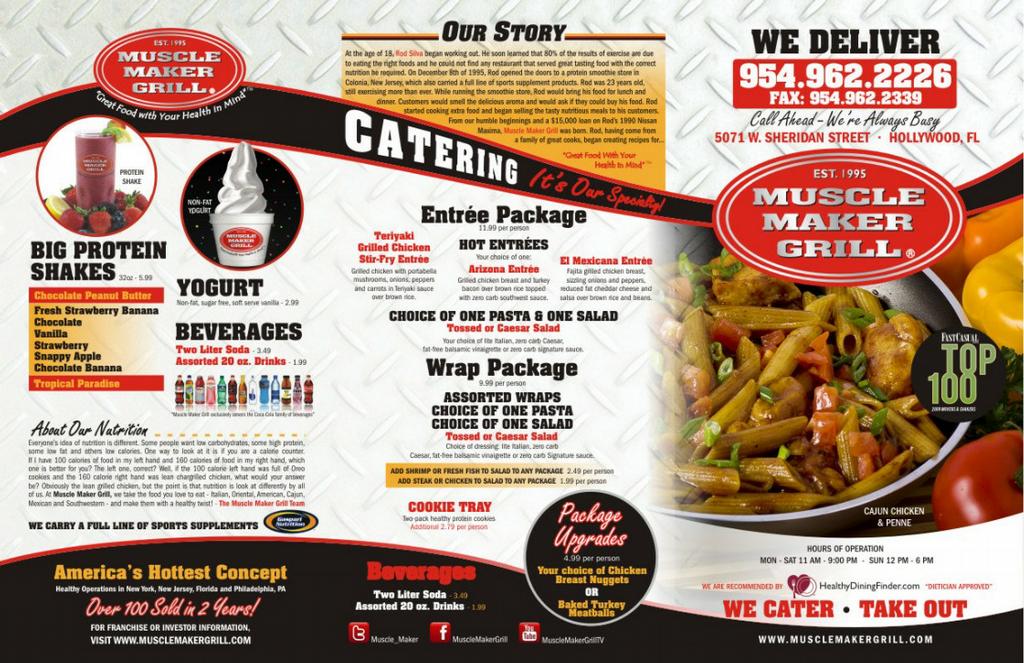 Muscle Maker Grill Miami Miami FL 33179 3059474040